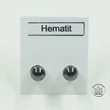 Kép 2/2 - Hematit 6-os golyós nemesacélos füli