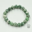 Kép 1/2 - Jade zöld pettyes 10 mm-es karkötő