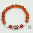 Kép 1/2 - Karneol Dzi szemes karkötő