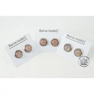 Barna holdkő 8-as füli nemesacélban