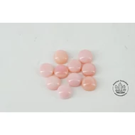 Kagylóhéj rózsaszín 6 mm-es kaboson