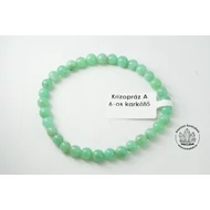 Krizopráz A 6-os golyós karkötő