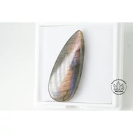 Labradorit bronzlila csepp kaboson 6810