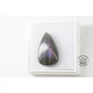 Labradorit liláskék csepp kaboson 6600