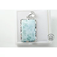 Larimár tégla drágakő ezüstben 51000