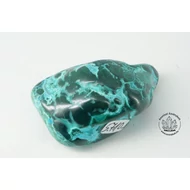 Malachit krizokolla egyedi csiszolat 5710