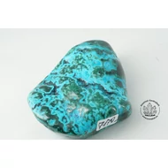 Malachit krizokolla egyedi csiszolat 7170