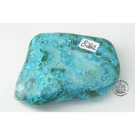 Malachit krizokolla egyedi csiszolat 8260