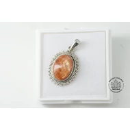 Napkő indiai ovál ezüst medál 14700