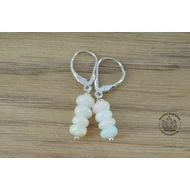 Nemesopál nagy korongos füli ezüsttel