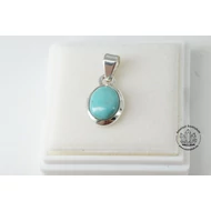 Türkiz drágakő ezüst medál 8000 IX.