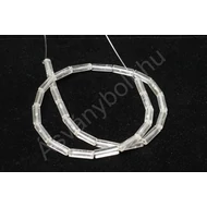 Hegyikristály 4x13 mm henger szál