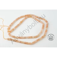 Napkő 3x4 mm fazettált tárcsa szál