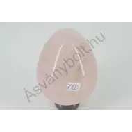 Rózsakvarc drágakő tojás 7100