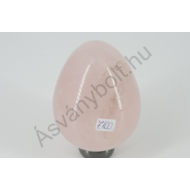 Rózsakvarc drágakő tojás 7100