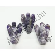 Ametiszt chevron nagy angyal figura