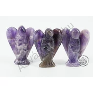 Ametiszt kis angyal figura