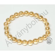Arany aura 8 mm-es golyós karkötő