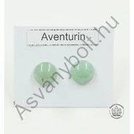 Aventurin 8-as félgömb nemesacélos füli