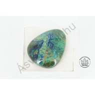 Azurit-malachit lapos csepp kaboson 31500