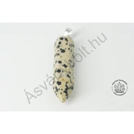 Dalmata jáspis csapos fúrt csúcs medál