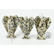 Dalmata jáspis kis angyal figura