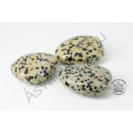 Dalmata jáspis oldalról fúrt medál