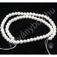 Gyöngy 5 - 6 mm gömb 1 mm furat