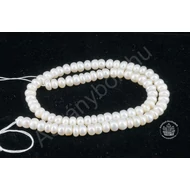 Gyöngy gomb forma 6 - 7 mm 1 mm furattal