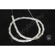 Hegyikristály 4x13 mm henger szál