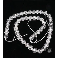 Hegyikristály fazettált csillag 8 mm-es szál