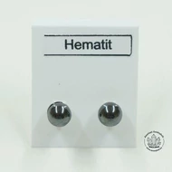 Hematit 6-os golyós nemesacélos füli
