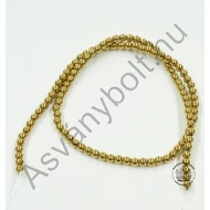 Hematit aranyszínű 4 mm-es szál