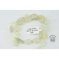 Jade kínai 10x14 mm-es ovál szál