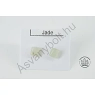 Jade kínai 6x6-os négyzet nemesacélos füli