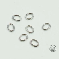 Karika 6x4 mm ovál vastag 50 db