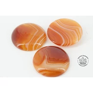 Karneol achát 30 mm-es kaboson