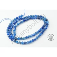 Kianit 4 mm-es fazettált golyós szál