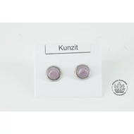 Kunzit 6 mm-es félgömb füli nemesacélban