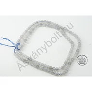 Labradorit 3x4 mm fazettált tárcsa szál