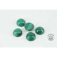 Malachit 10 mm-es félgömb kaboson