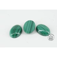 Malachit 13x18 mm-es ovális kaboson