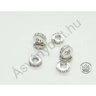 Mikrostrassz fehér gyűrű 6 mm 811 tipus