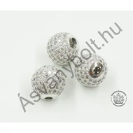 Mikrostrassz ródium 12 mm-es 879-es tipus