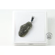 Moldavit fúrt medál 25600