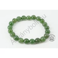 Nefrit jade 10 mm-es golyós karkötő