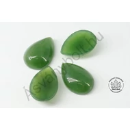 Nefrit jade 10x15-ös csepp kaboson