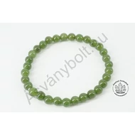 Nefrit jade 6 mm-es golyós karkötő
