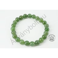 Nefrit jade 8 mm-es golyós karkötő
