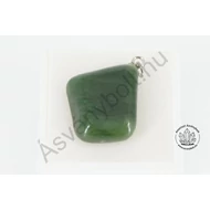 Nefrit jade fúrt medál 14200
